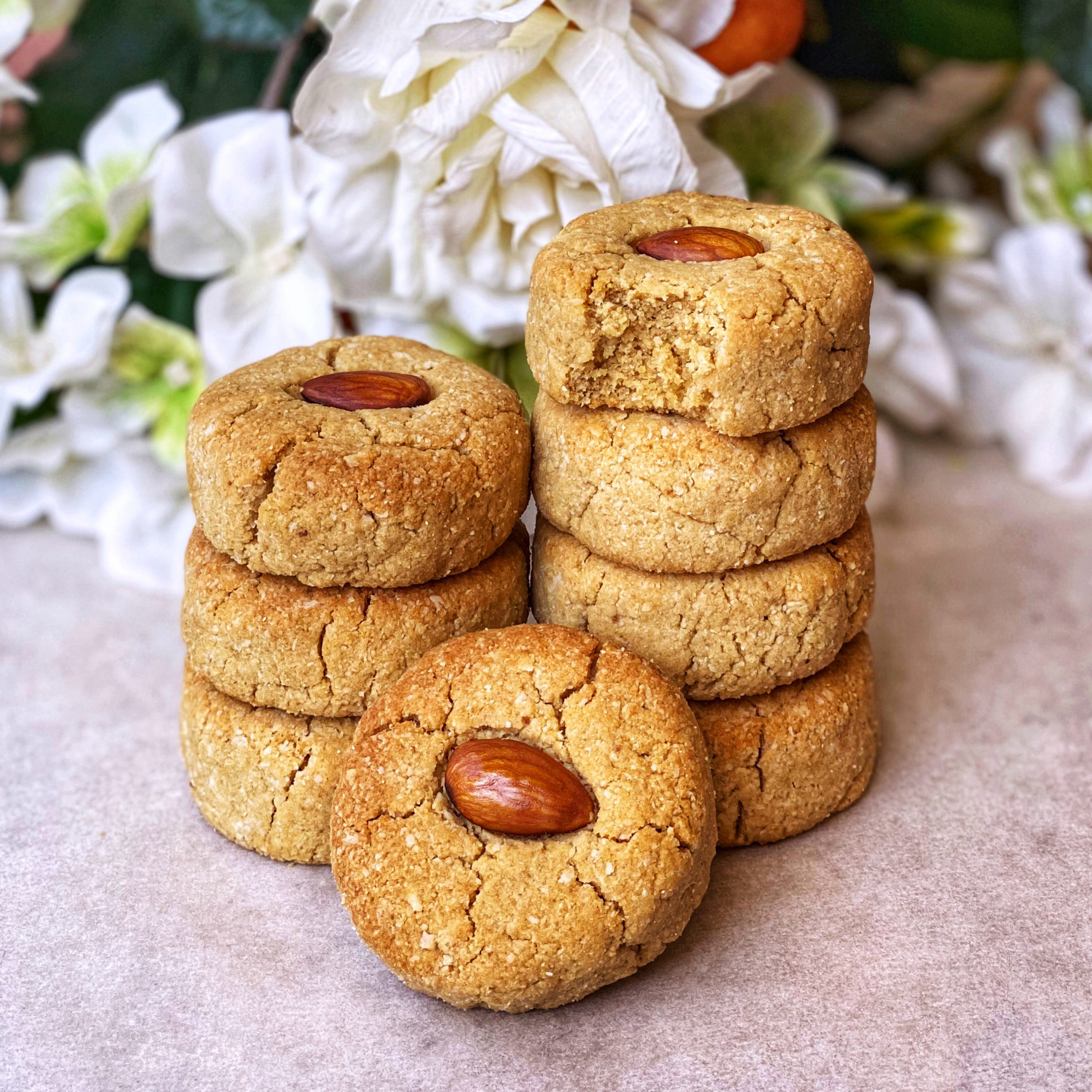 Chinese almond cookies