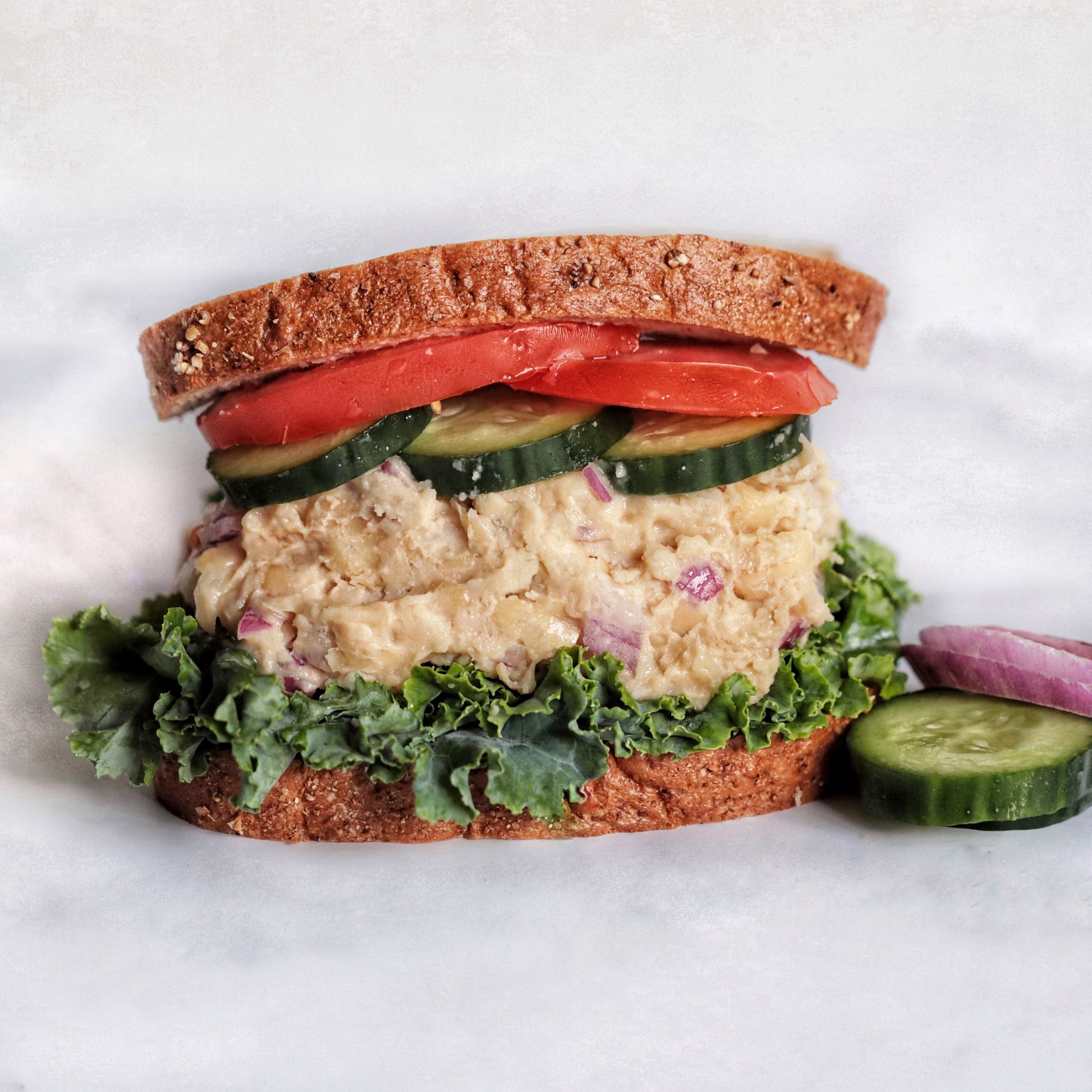 Butter Bean “tuna” Salad Sandwich Run2food 4433