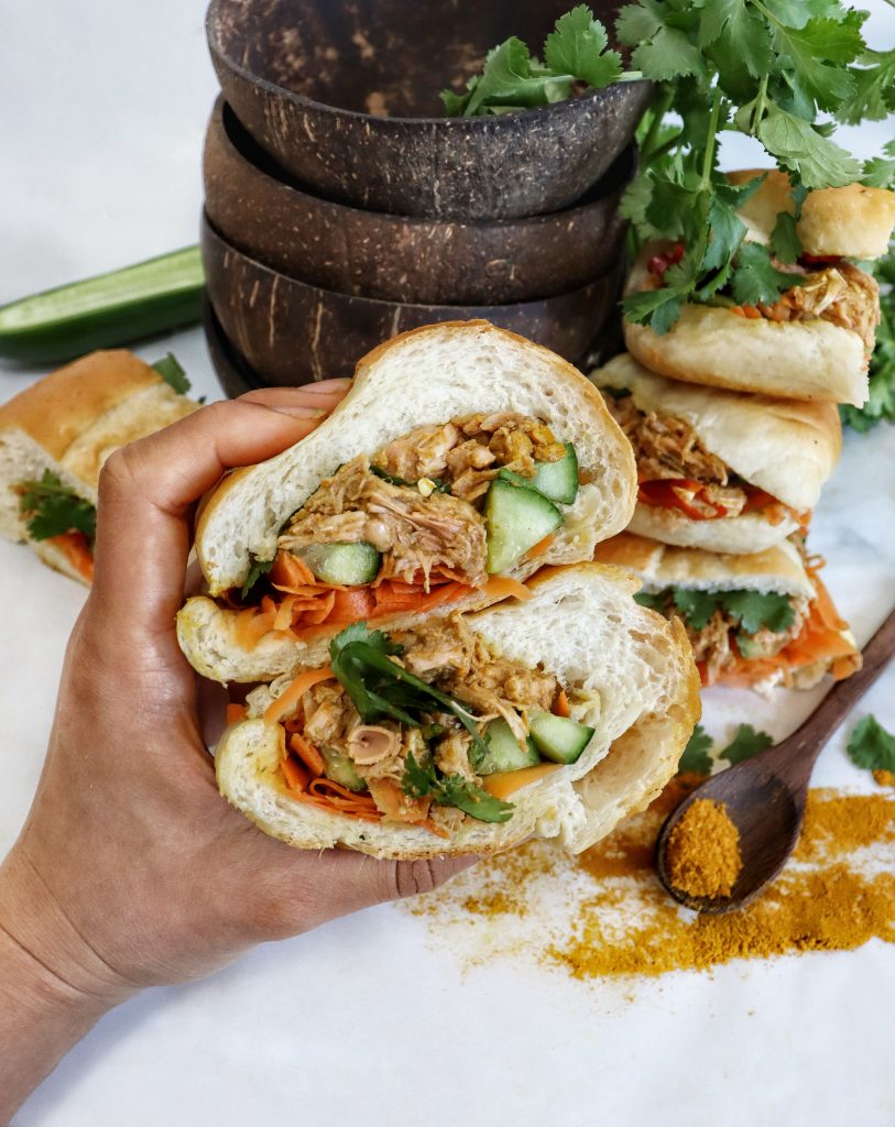 LEMONGRASS JACKFRUIT BANH MI SLIDERS 2